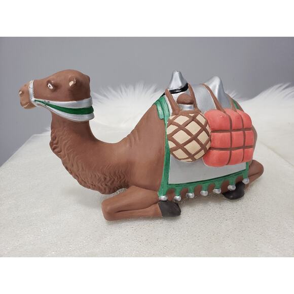 Vintage Holland Mold Christmas Nativity Replacement Laying Camel 1979 LARGE - Picture 4 of 9